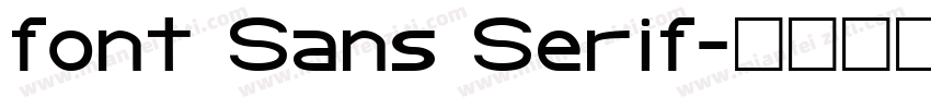 font Sans Serif字体转换